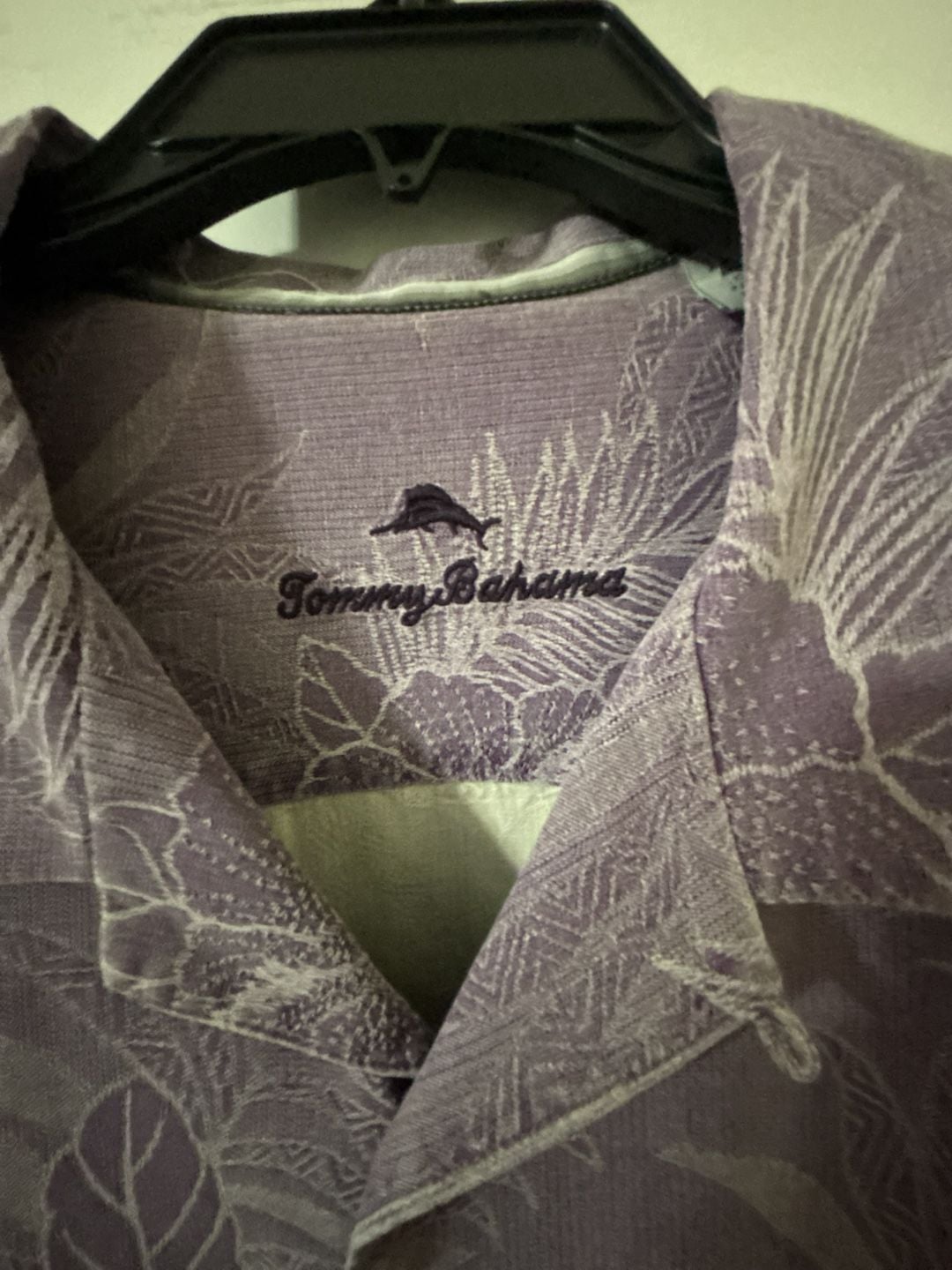 Tommy Bahama Short Sleeve Silk Floral Print Camp Shirt